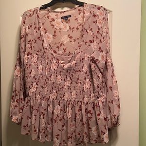 Blouse has built in camisole